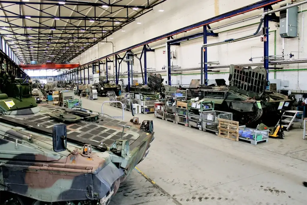 Marder 1A3 refurbishment at Rheinmetall
