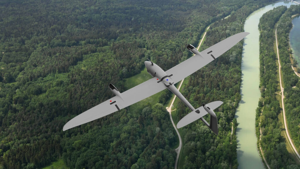 Vector UAV without decals